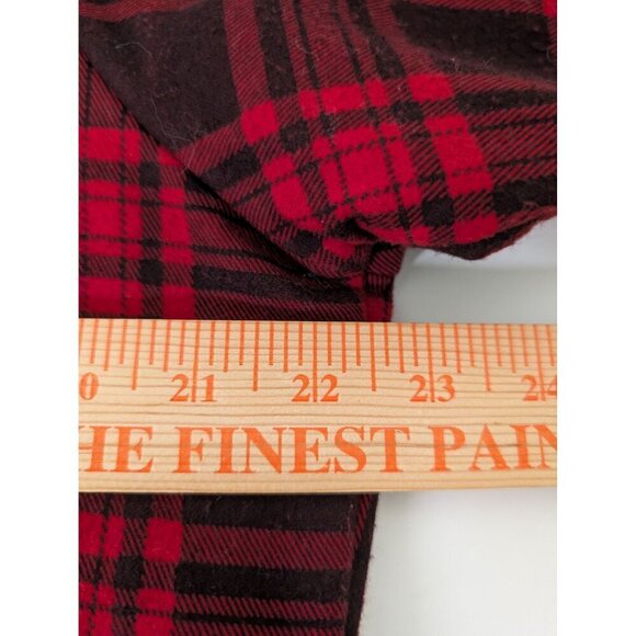 Vintage 70s Sears FieldMaster Plaid Shirt Mens Size Large Red Quilted Lining - Picture 12 of 13